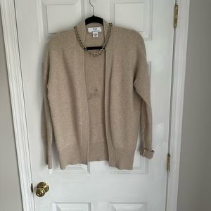 Beautiful 100% cashmere open front sweater